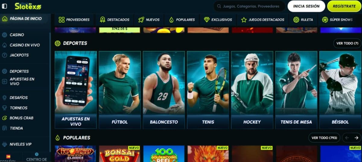 Slotexo Casino 2026: bono, juegos y pagos en España image 2